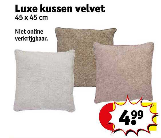 Luxe kussen velvet