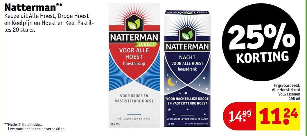 Natterman voor Alle Hoest hoestsiroop