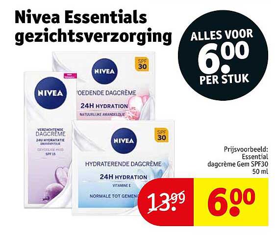 Nivea Essentials gezichtsverzorging