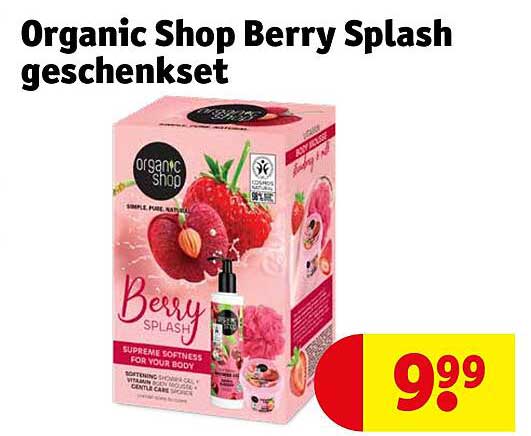 Organic Shop Berry Splash geschenkset