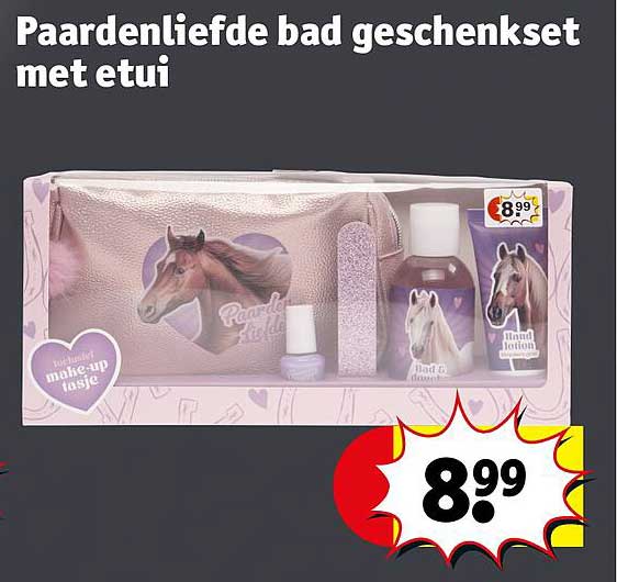 Paardenliefde bad geschenkset met etui