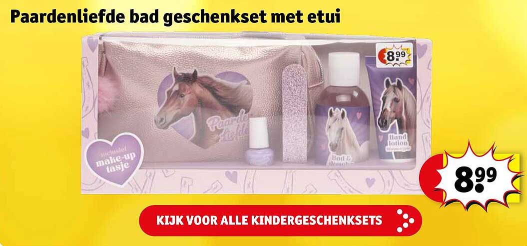 Paardenliefde bad geschenkset met etui