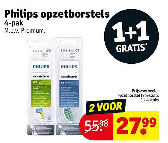 Philips opzetborstels