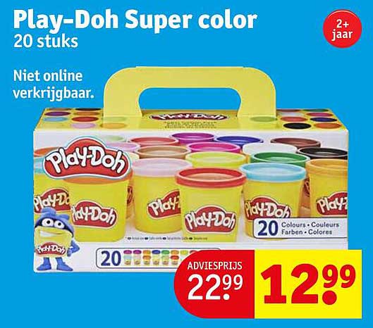 Play-Doh Super color 20 stuks