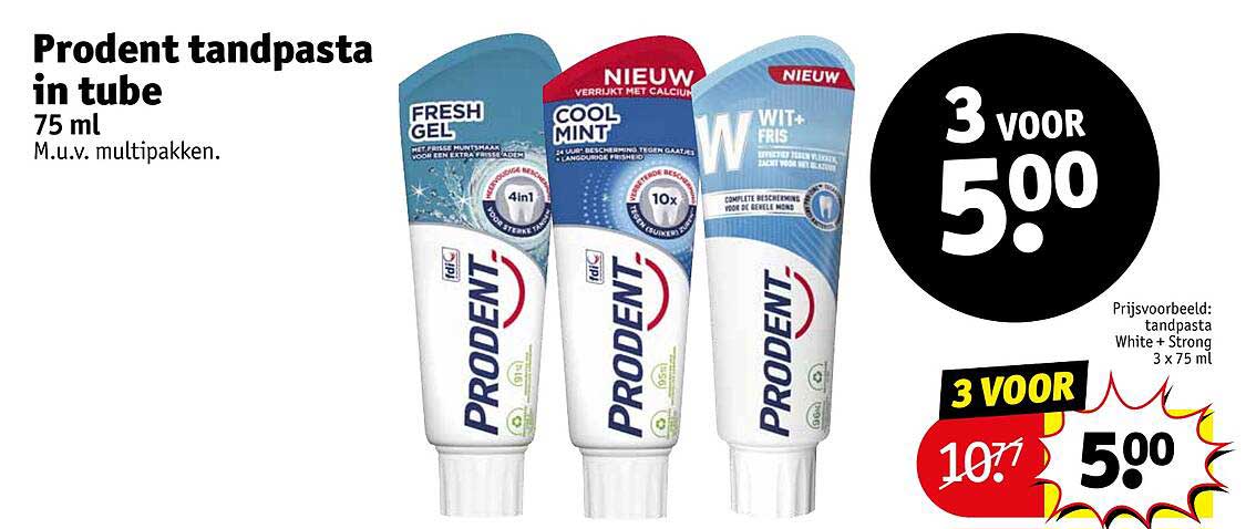 Prodent tandpasta in tube