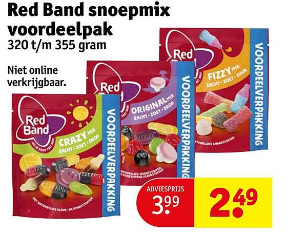 Red Band snoepmix voordeelpak