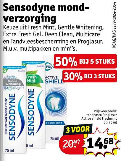 Sensodyne mondverzorging