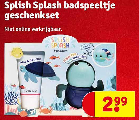 Splish Splash badspeeltje geschenkset