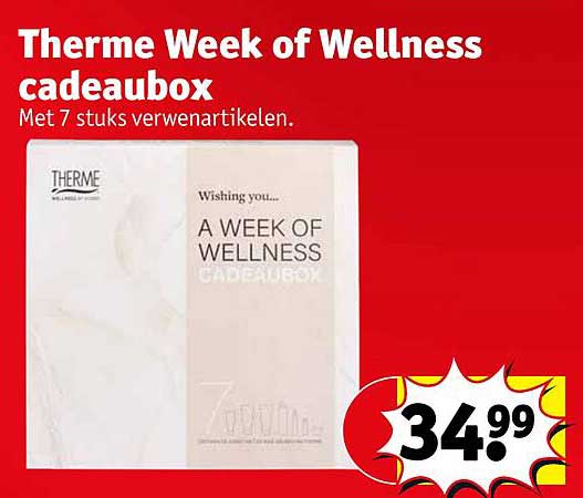 Therme Week of Wellness cadeaubox