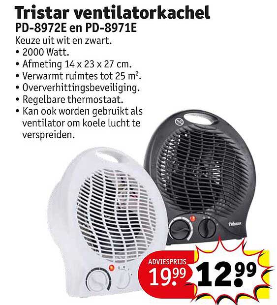 Tristar ventilatorkachel