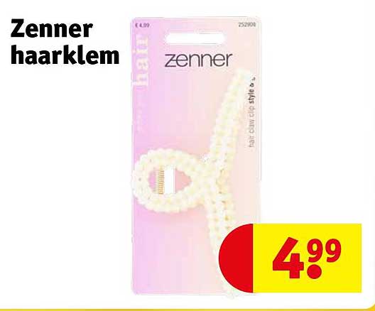 Zenner haar klem