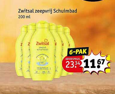 Zwitzal zeepvrij Schuimbad