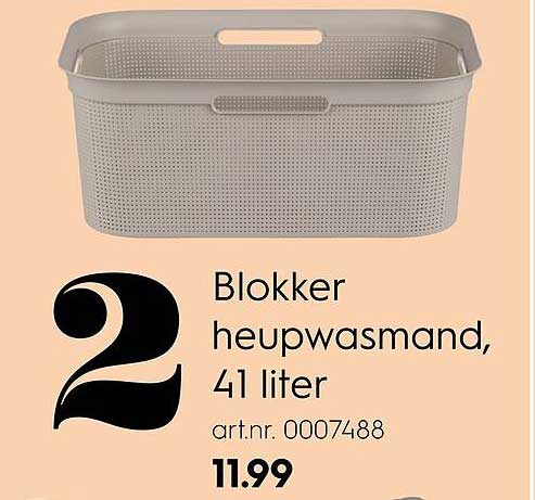 Blokker heupwasmand, 41 liter