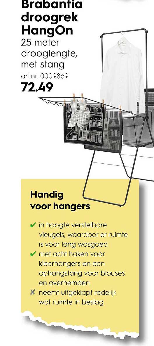 Brabantia droogrek HangOn