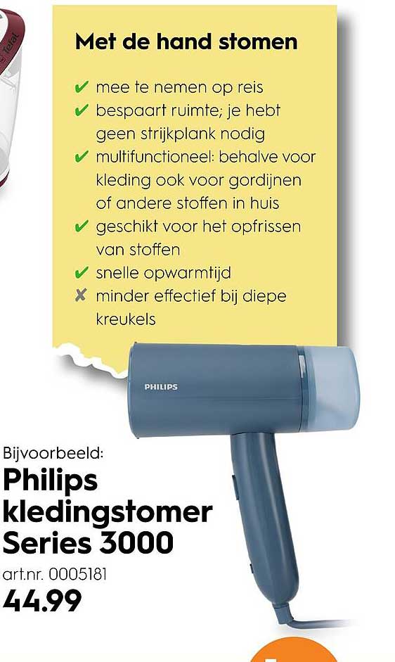 Philips kledingstomer Series 3000