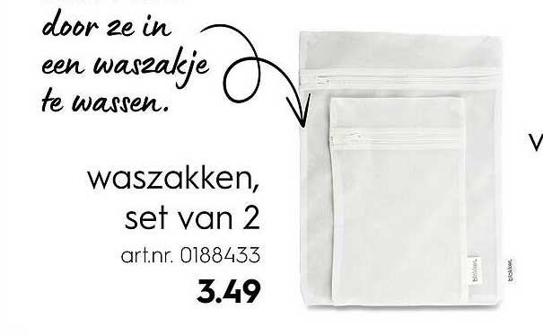 waszakken, set van 2