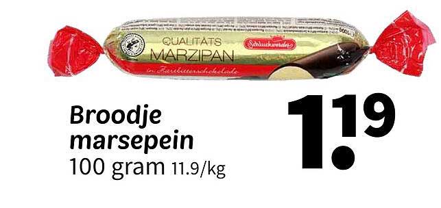 Broodje marsepein