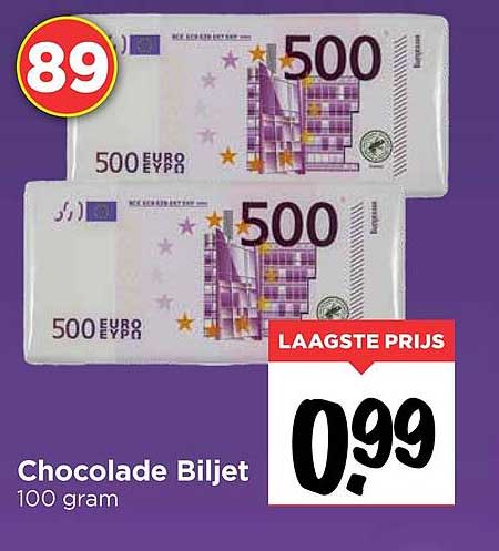 Chocolade Biljet