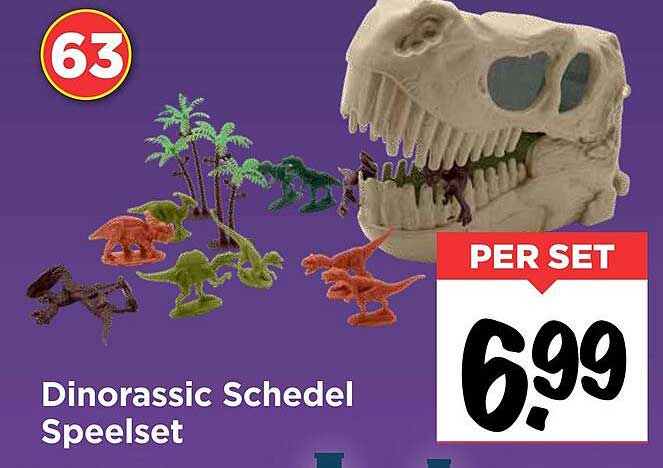 Dinorassic Schedele Speelset