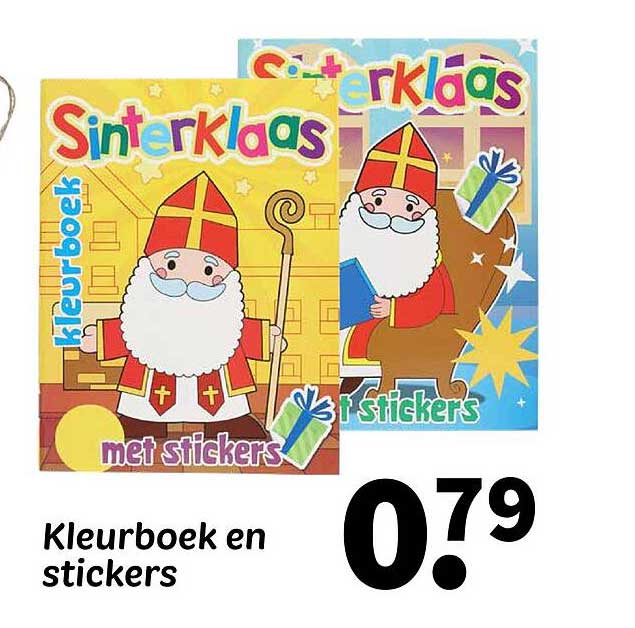 Kleurboek en stickers