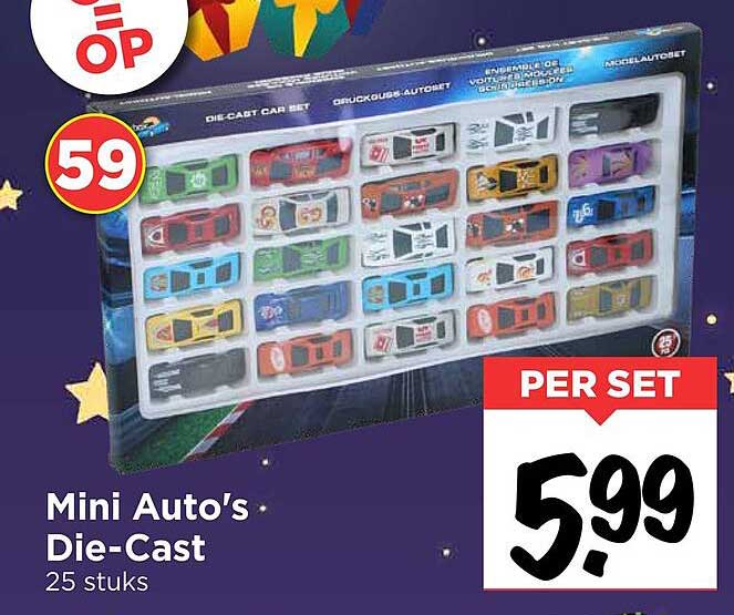 Mini Auto's Die-Cast