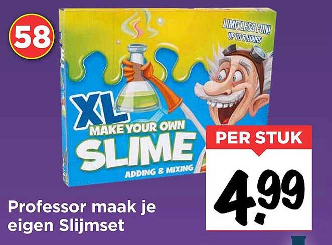 Professor maak je eigen Slijmset