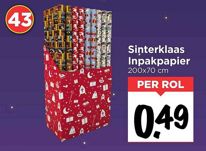 Sinterklaas Inpakpapier