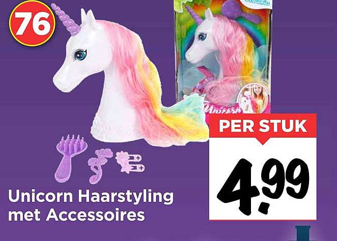 Unicorn Haarstyling met Accessoires