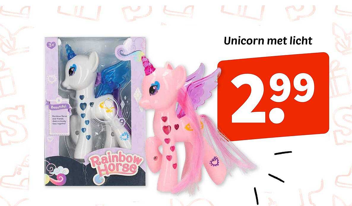 Unicorn met licht