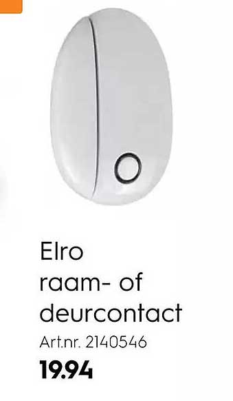 Elro raam- of deurcontact