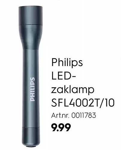 Philips LED-zaklamp SFL4002T/10