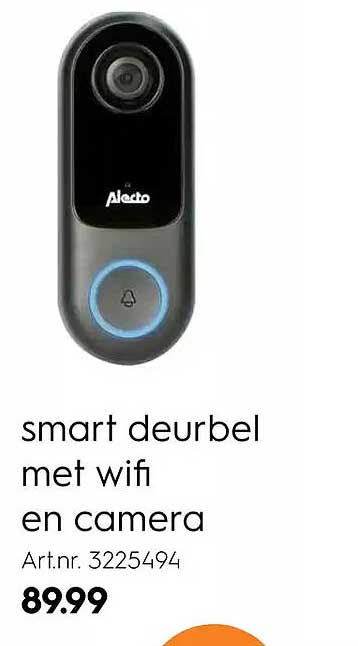 smart deurbel met wifi en camera