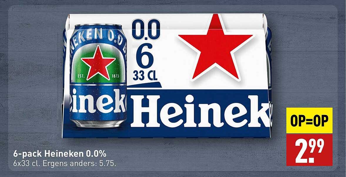 6-pack Heineken 0.0%