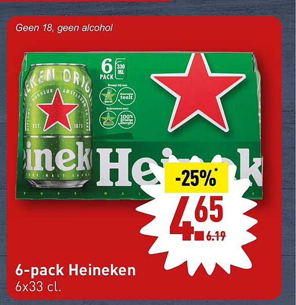 6-pack Heineken