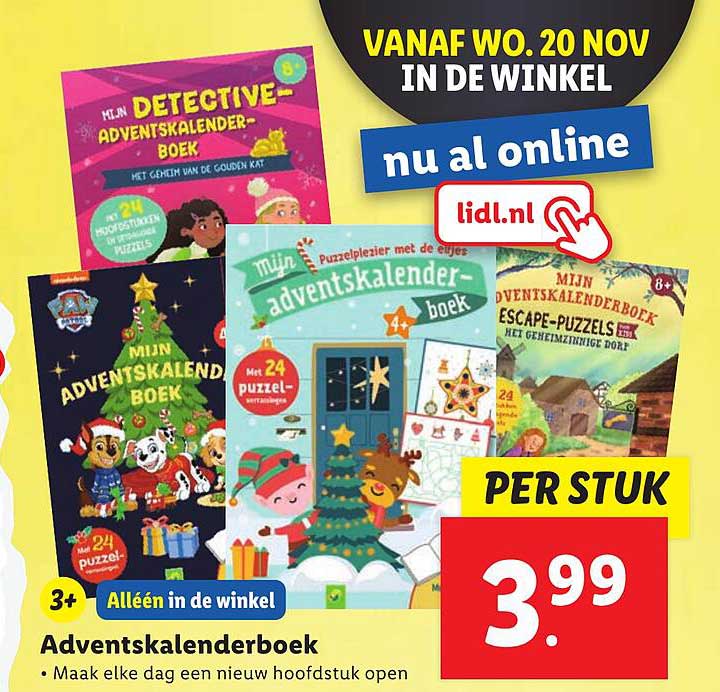 Adventskalenderboek