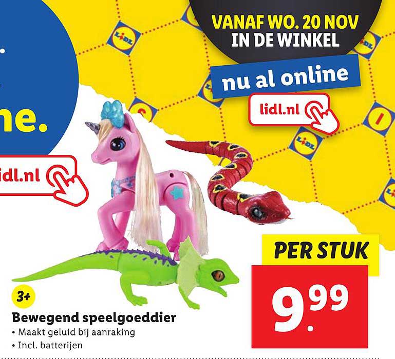 Bewegend speelgoeddier