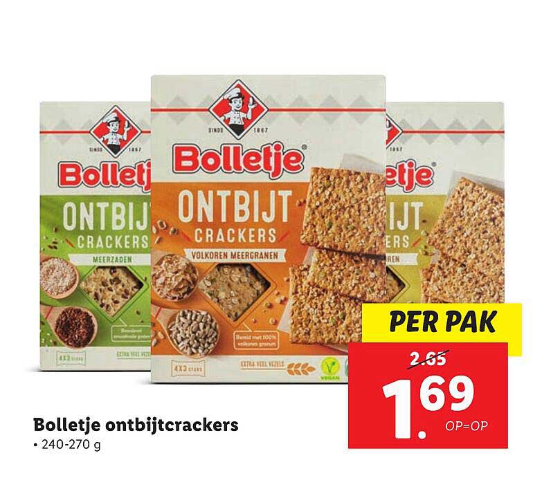 Bolletje ontbijtcrackers