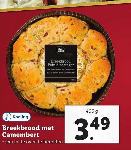 Breekbrood met Camembert