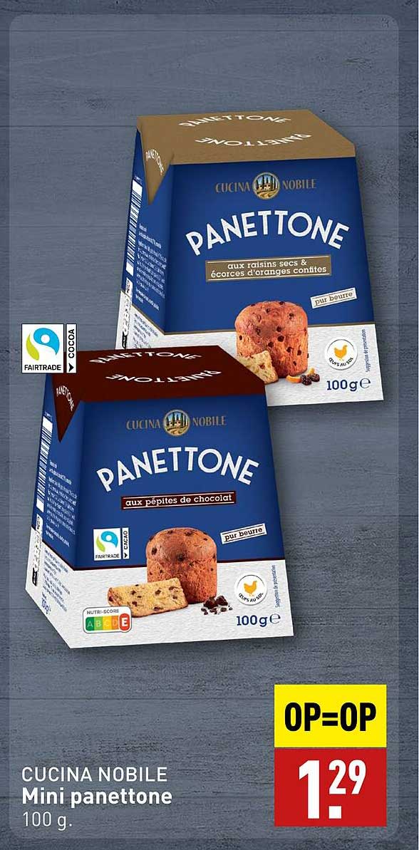 CUCINA NOBILE Mini panettone