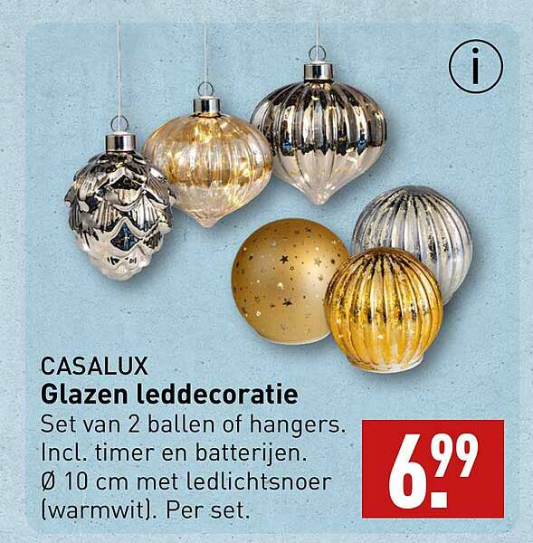 Glazen leddecoratie