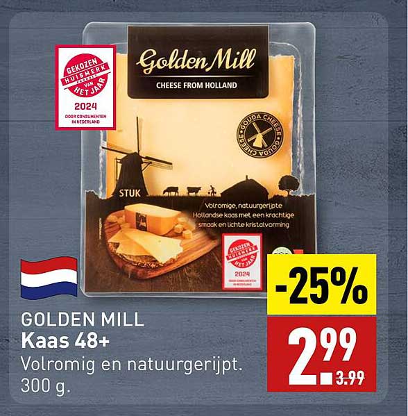 GOLDEN MILL Kaas 48+