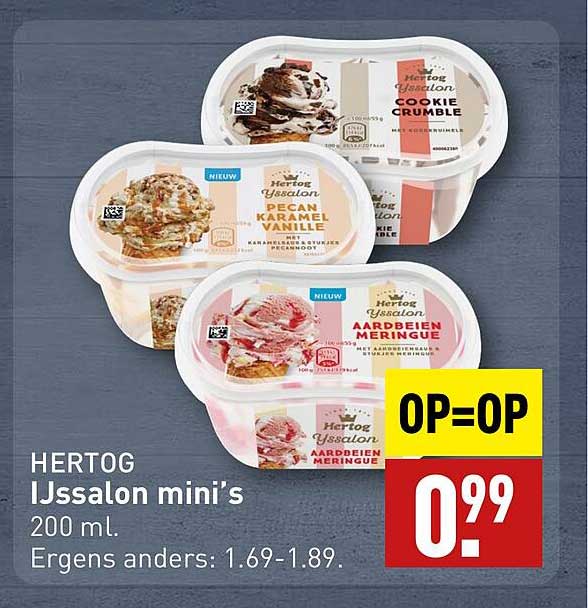 HERTOG IJssalon mini's