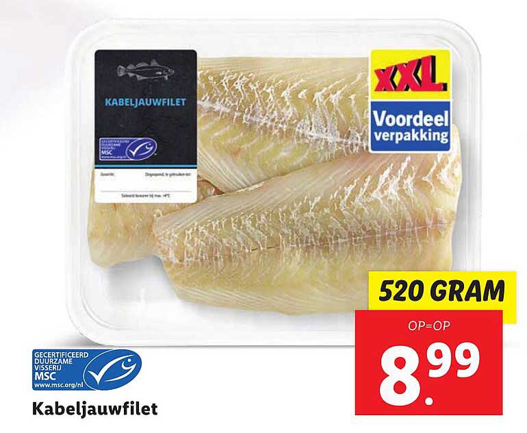 Kabeljauwfilet