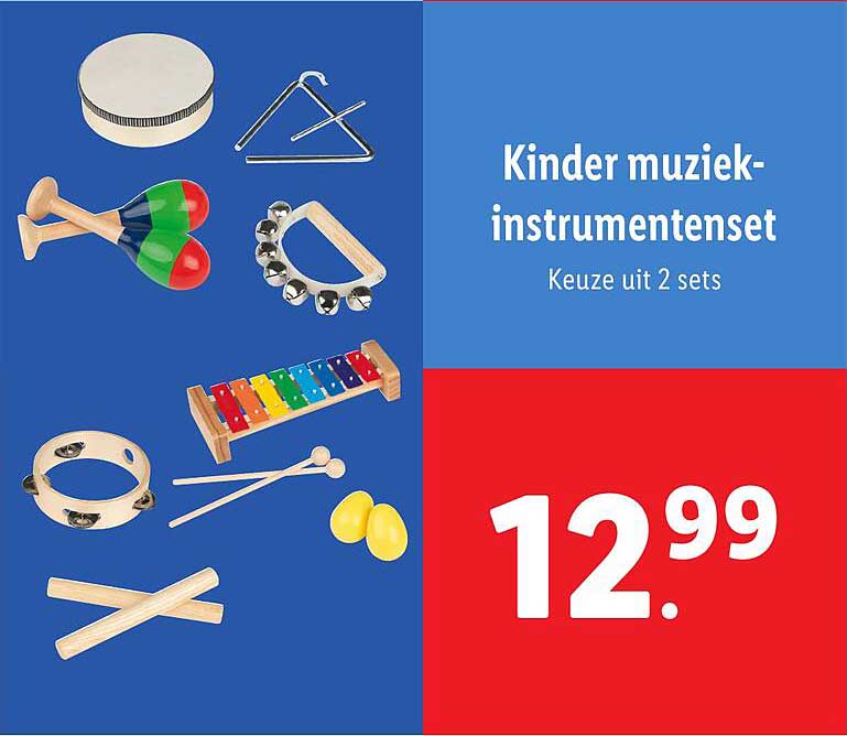 Kinder muziek-instrumentenset