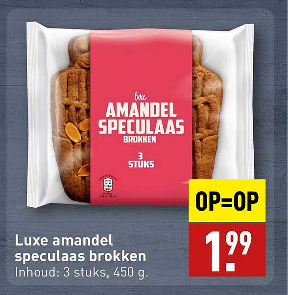 Luxe amandel speculaas brokken