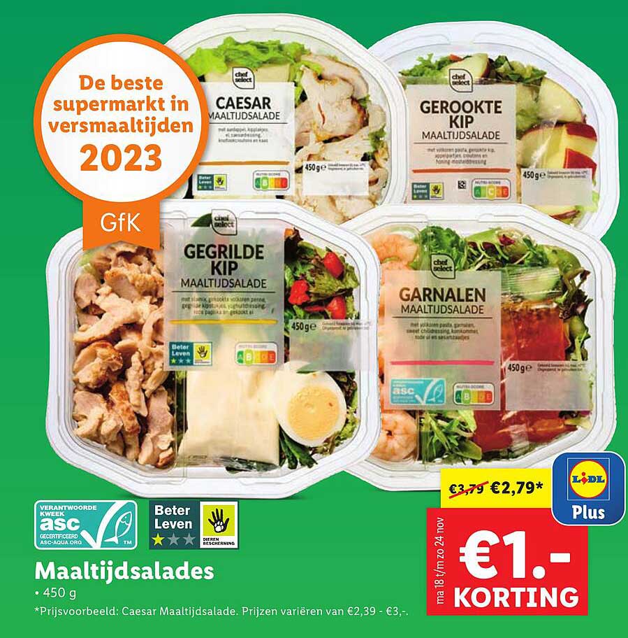 Maaltijdsalades