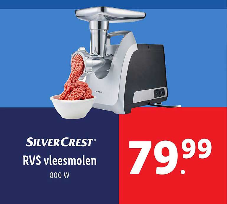 SilverCrest RVS vleesmolen