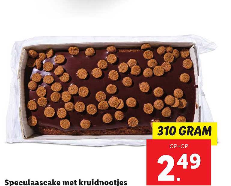 Speculaascake met kruidnootjes