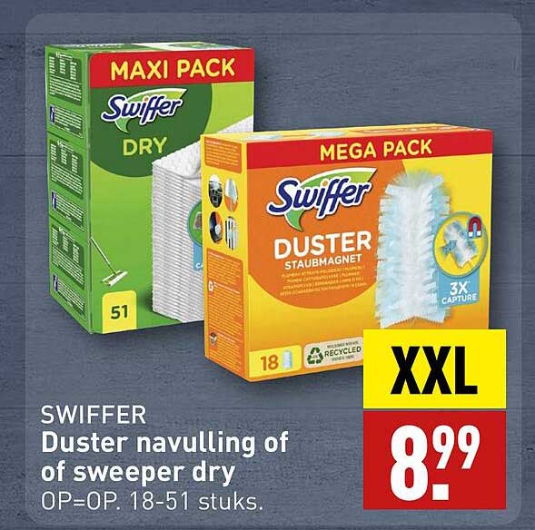 SWIFFER Duster navulling of of sweeper dry