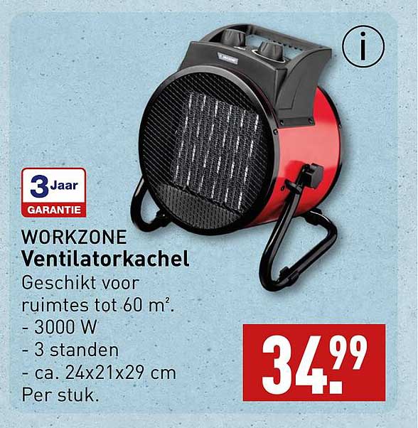 WORKZONE Ventilatorkachel